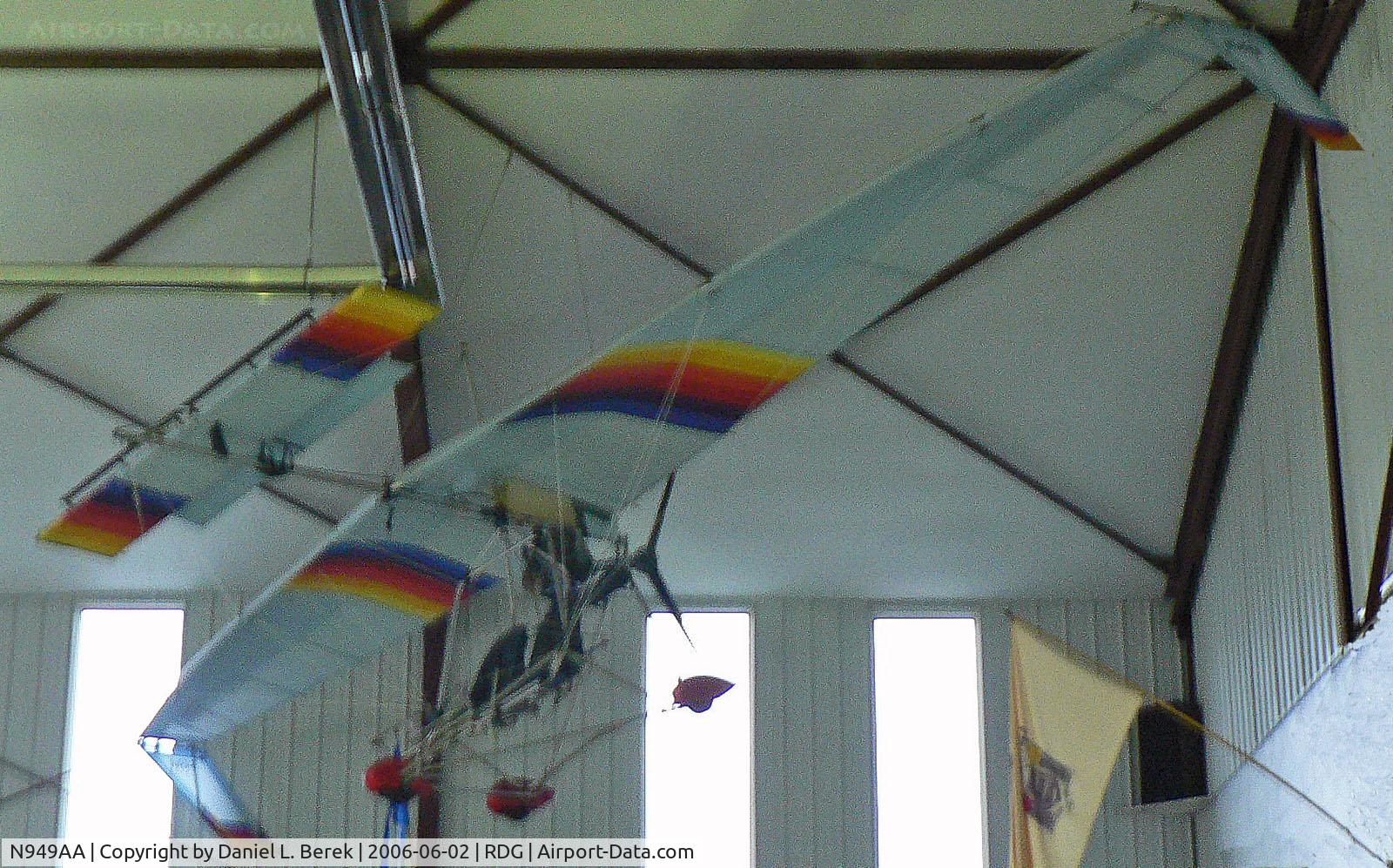 N949AA, 1991 Denney Kitfox Model 3 C/N 966, This 1991-vintage ultralight is now on display at the Mid Atlantic Air Museum, Reading, PA.