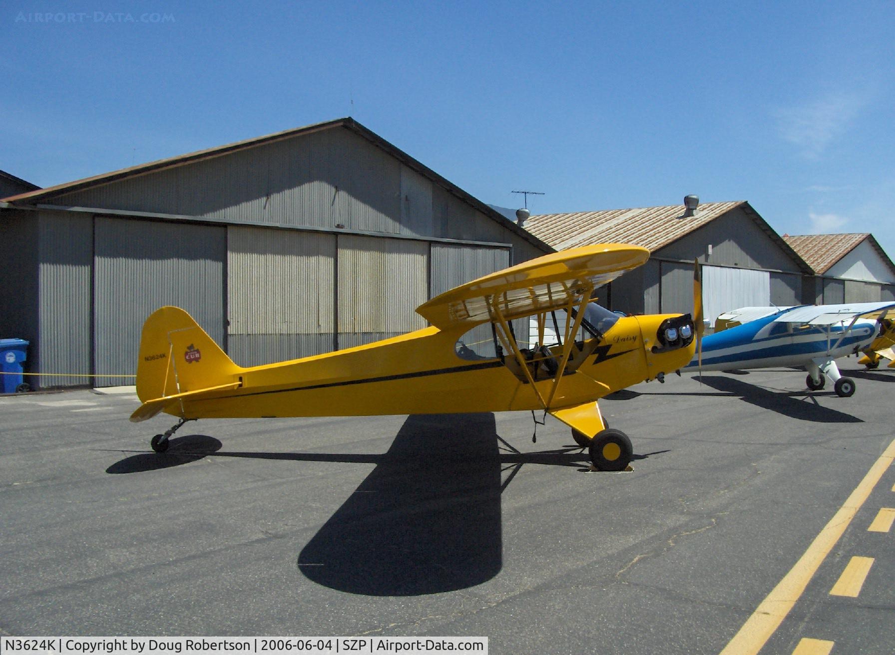 N3624K, 1946 Piper J3C-65 Cub C/N 22317, 1946 Piper J3C CUB 'Daisy', Continental A&C65 65 Hp