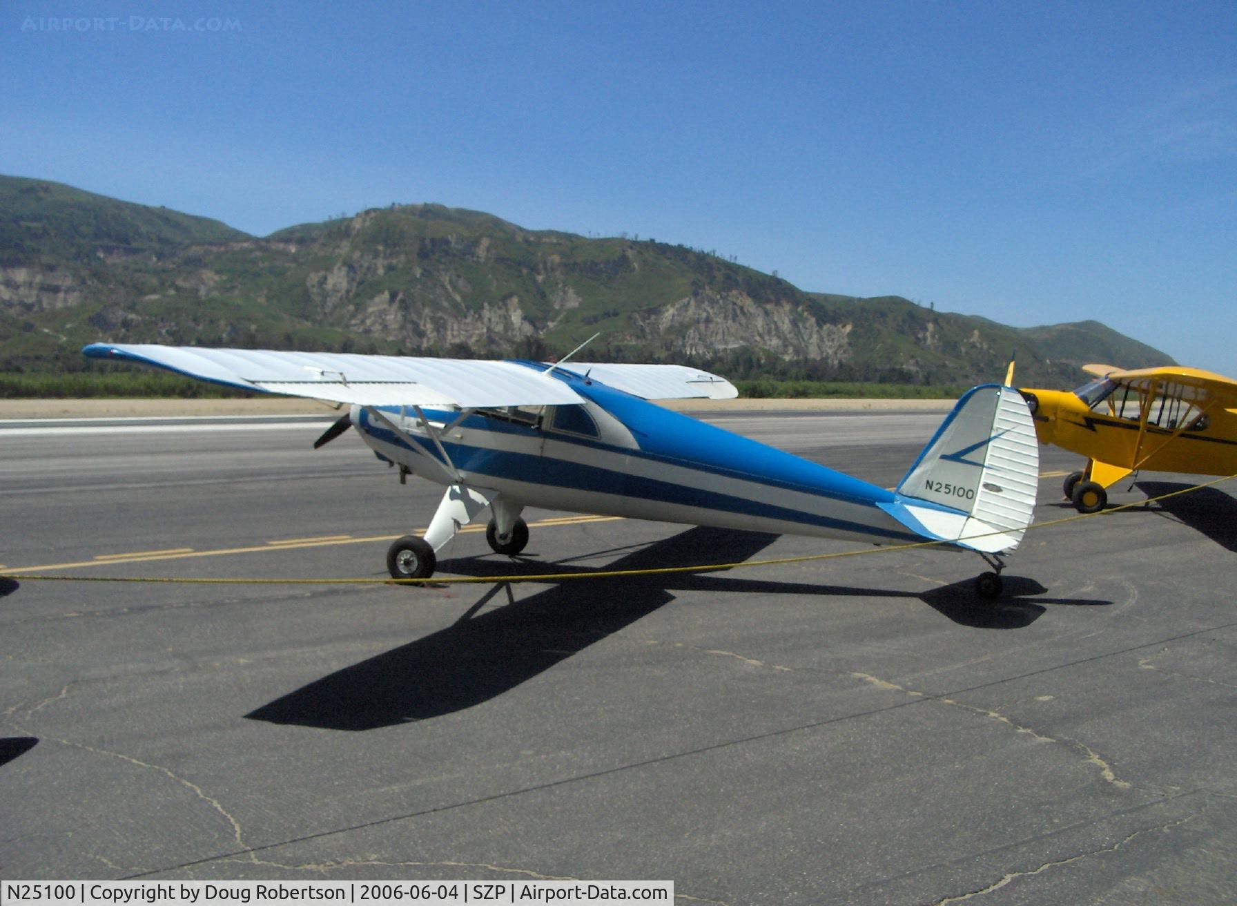 N25100, 1939 Luscombe 8A C/N 1024, 1939 Luscombe 8A, Continental A&C65 65 Hp
