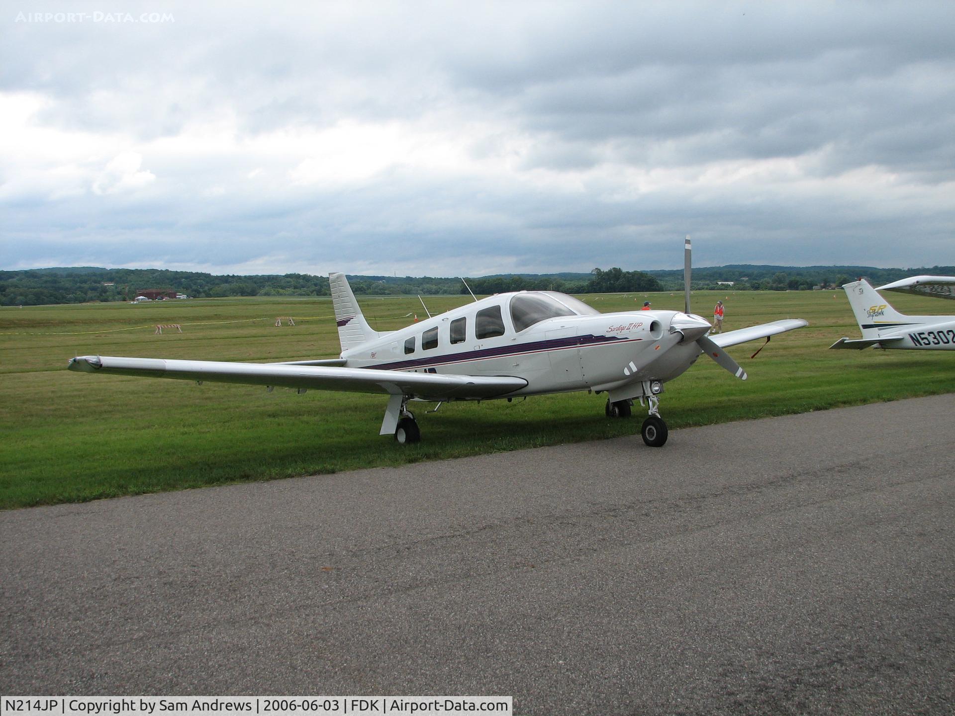 N214JP, 1994 Piper PA-32R-301 Saratoga C/N 3213083, Flew into the 2006 AOPA Fly-in from Falwell Airport (W24);Lynchburg, VA