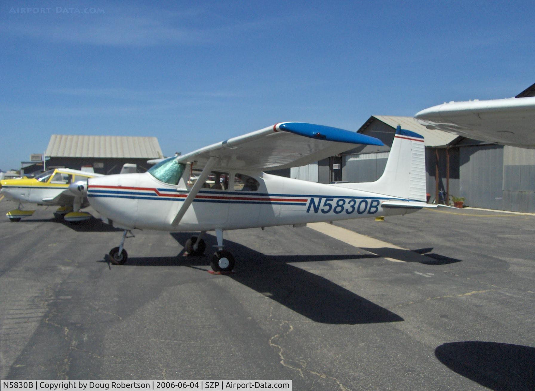 N5830B, 1956 Cessna 182 Skylane C/N 33830, 1956 Cessna 182, Continental O-470 230 Hp