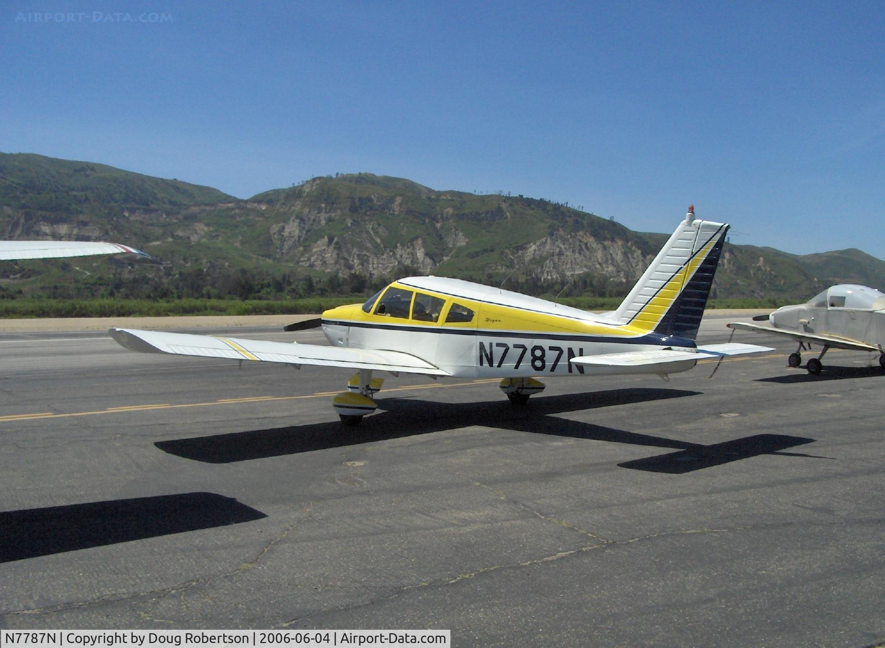 N7787N, 1969 Piper PA-28-180 Cherokee C/N 28-5235, 1969 Piper PA-28-180 CHEROKEE, Lycoming O&VO-360 180 Hp