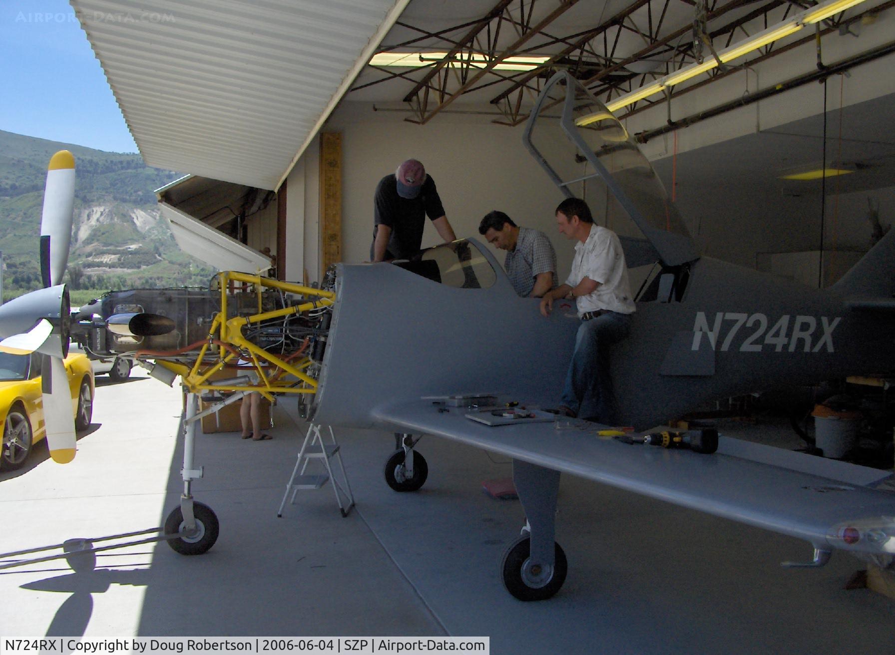 N724RX, 2006 Legend Aircraft Legend C/N 001, 2006 Dan Gray SPECIAL TURBINE LEGEND, Walter 601-D Turbine, 724 Hp, FAA DER Inspection