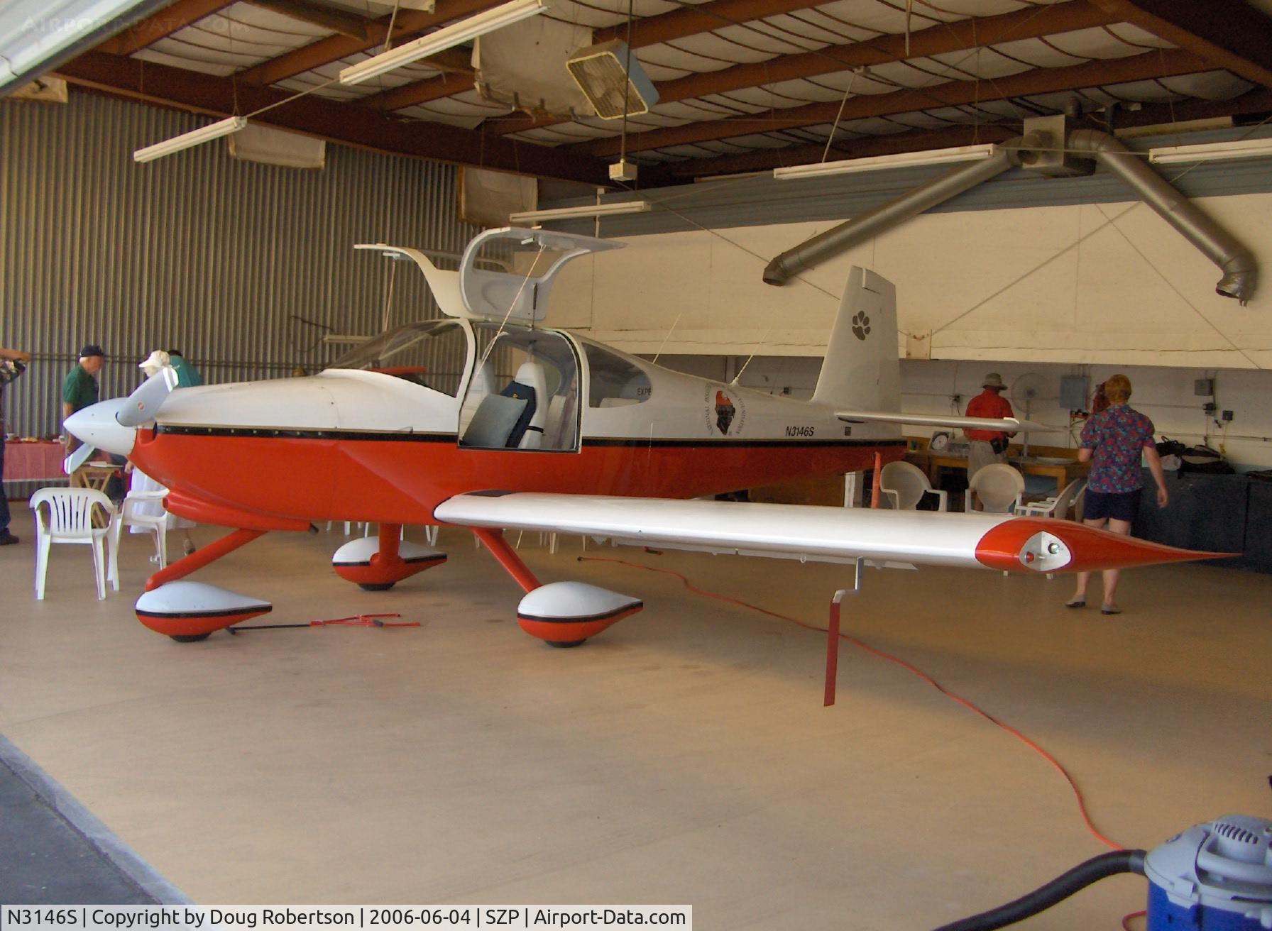 N3146S, 2005 Vans RV-10A C/N 40047, 2005 Nys VAN'S RV-10, Lycoming O-540, in hangar