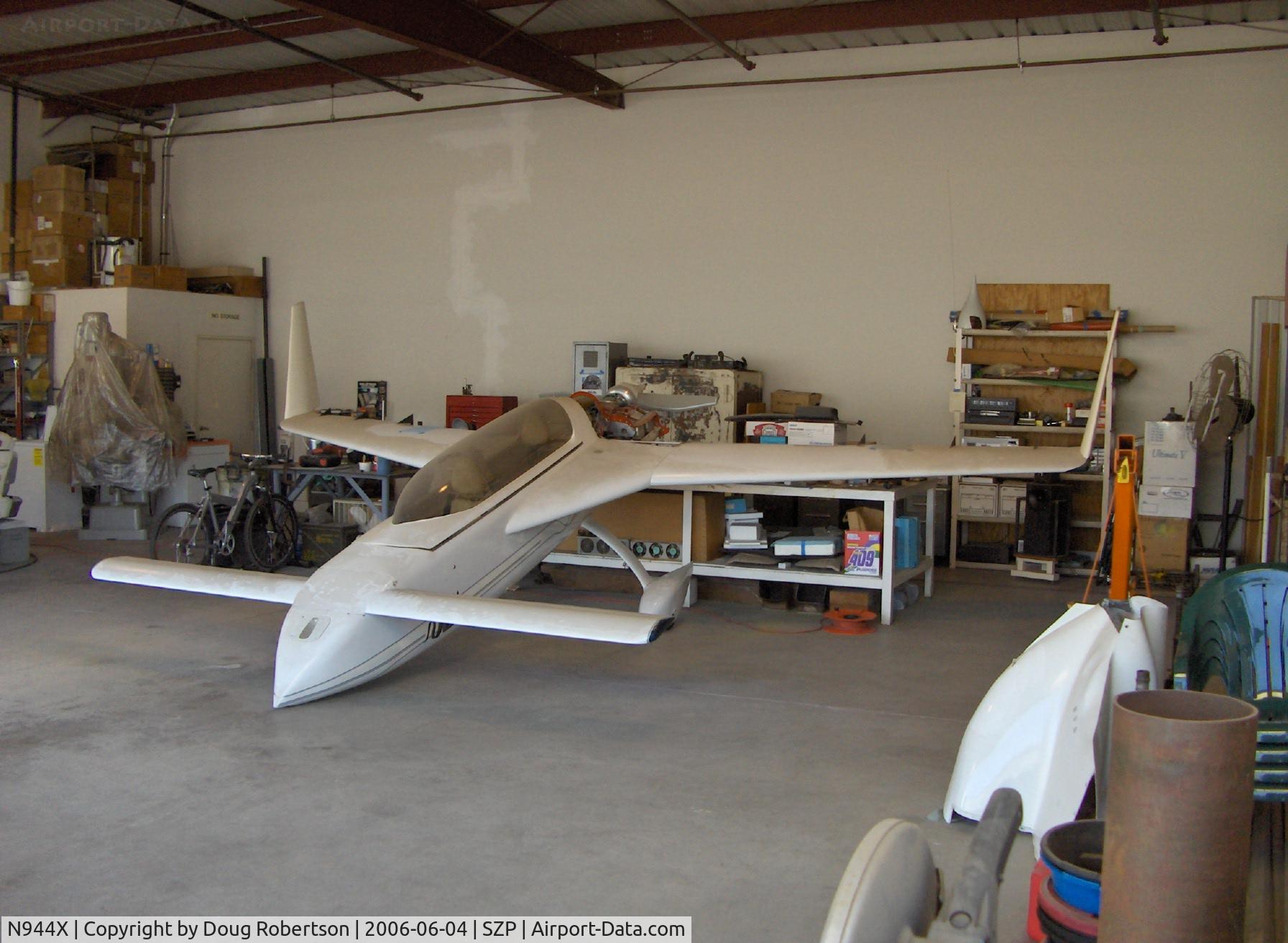 N944X, 1982 Rutan VariEze C/N 893, 1982 Shanks VARI-EZE, Continental O-200 100 Hp