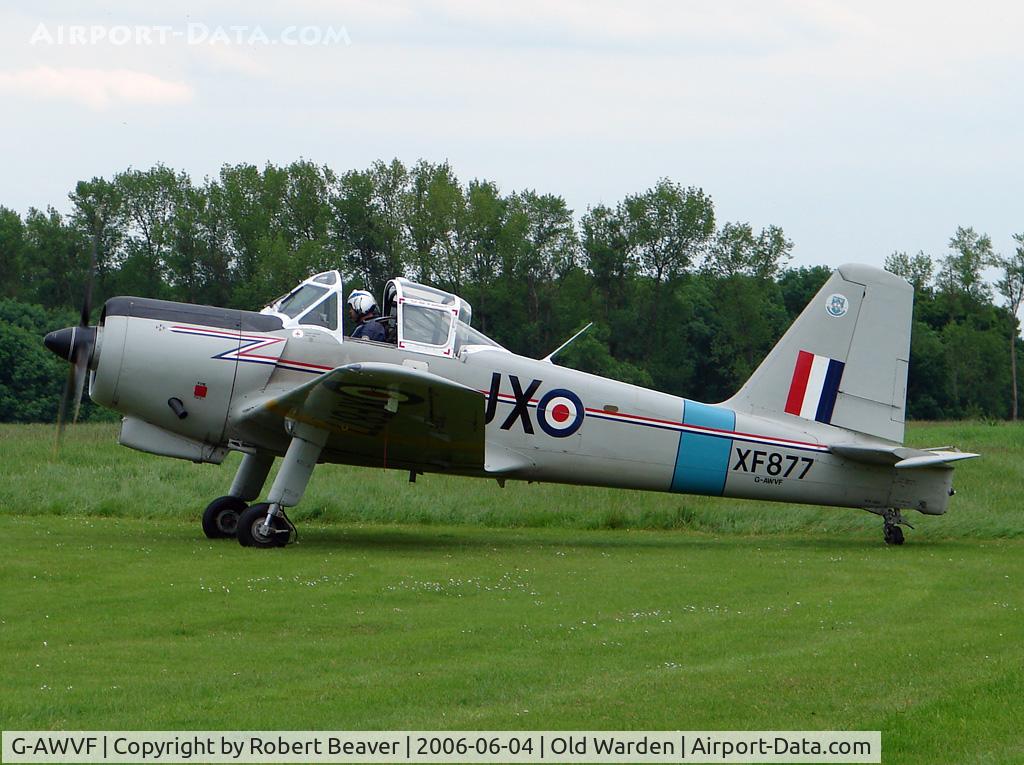 G-AWVF, 1955 Percival P-56 Provost T.1 C/N PAC/F/375, Percival P56 Provost t1