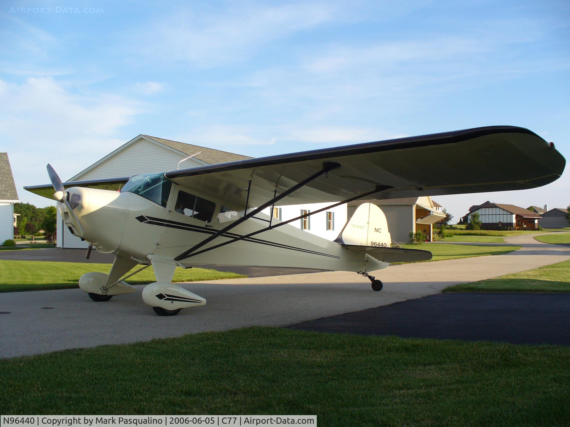 N96440, 1946 Taylorcraft BC12-D C/N 8740, BC-12D