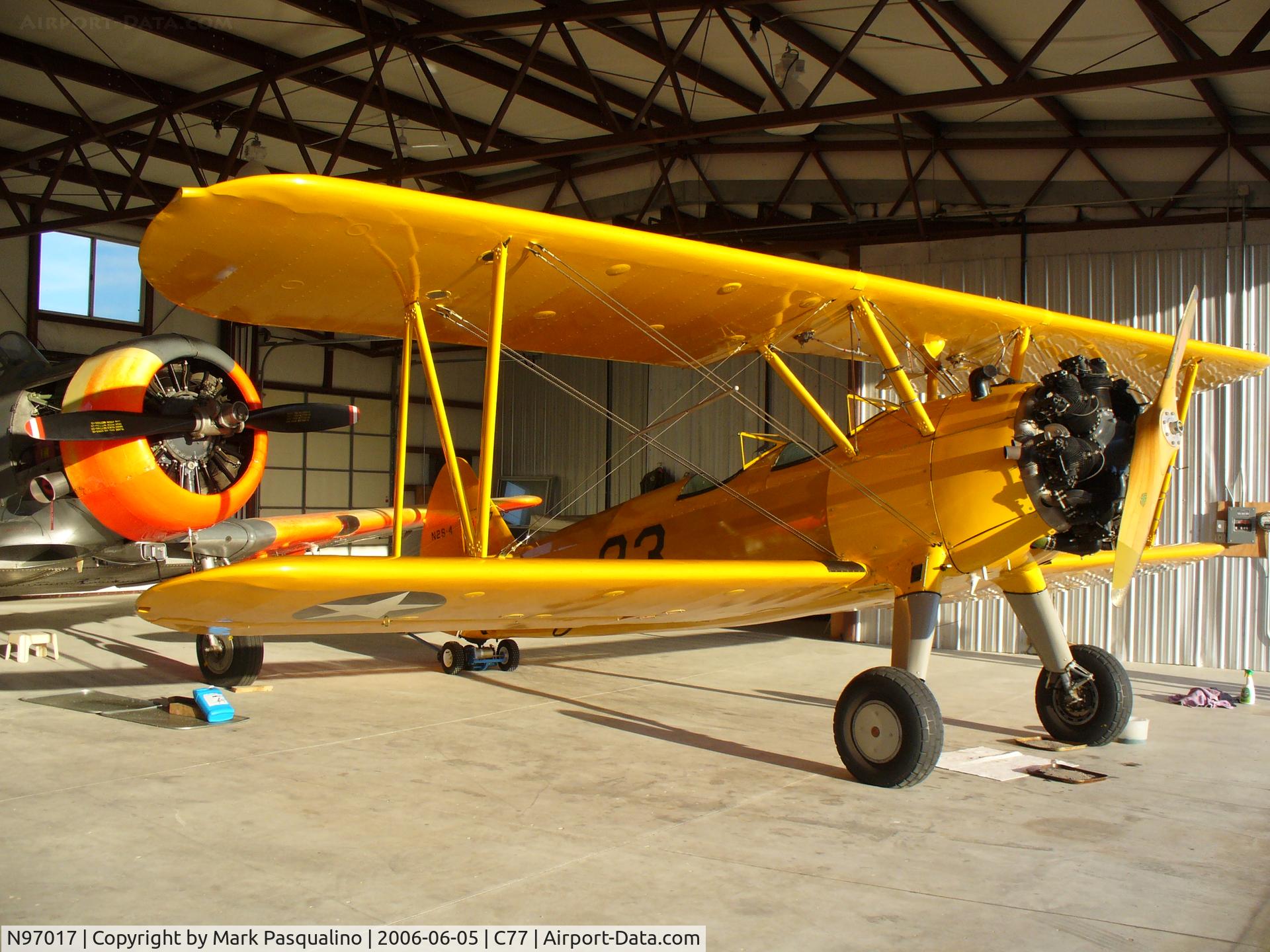 N97017, Boeing A75N1 C/N 75-3674, Stearman