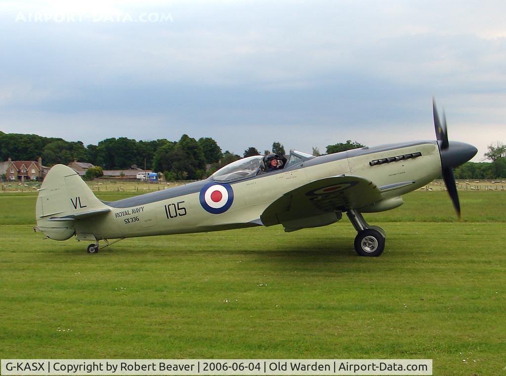 G-KASX, 1946 Supermarine 395 Seafire F.XVII C/N FLWA 25488, Vickers Supermarine Seafire XVII