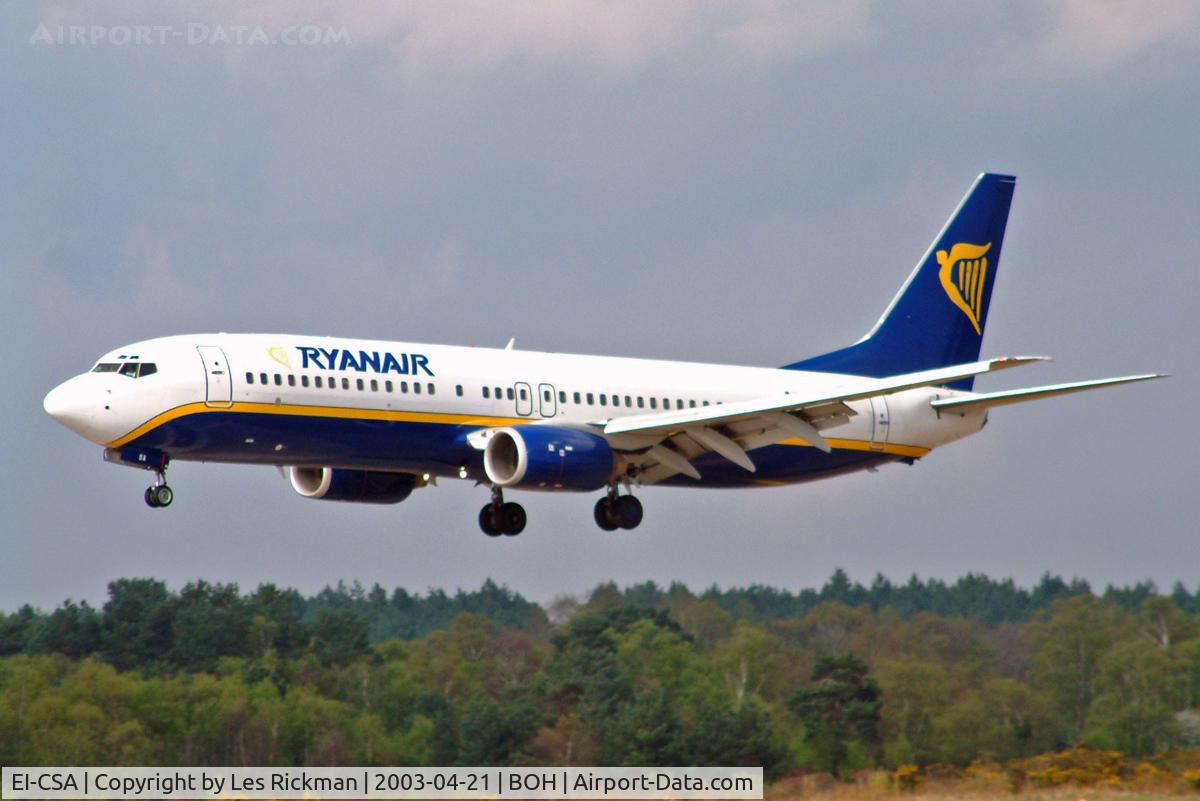 EI-CSA, 1999 Boeing 737-8AS C/N 29916, Boeing 737 8AS