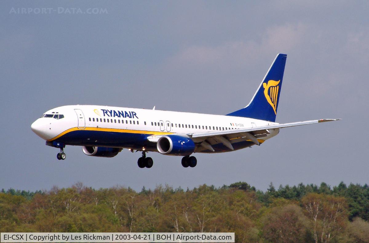 EI-CSX, 2002 Boeing 737-8AS C/N 32778, Boeing 737 8AS