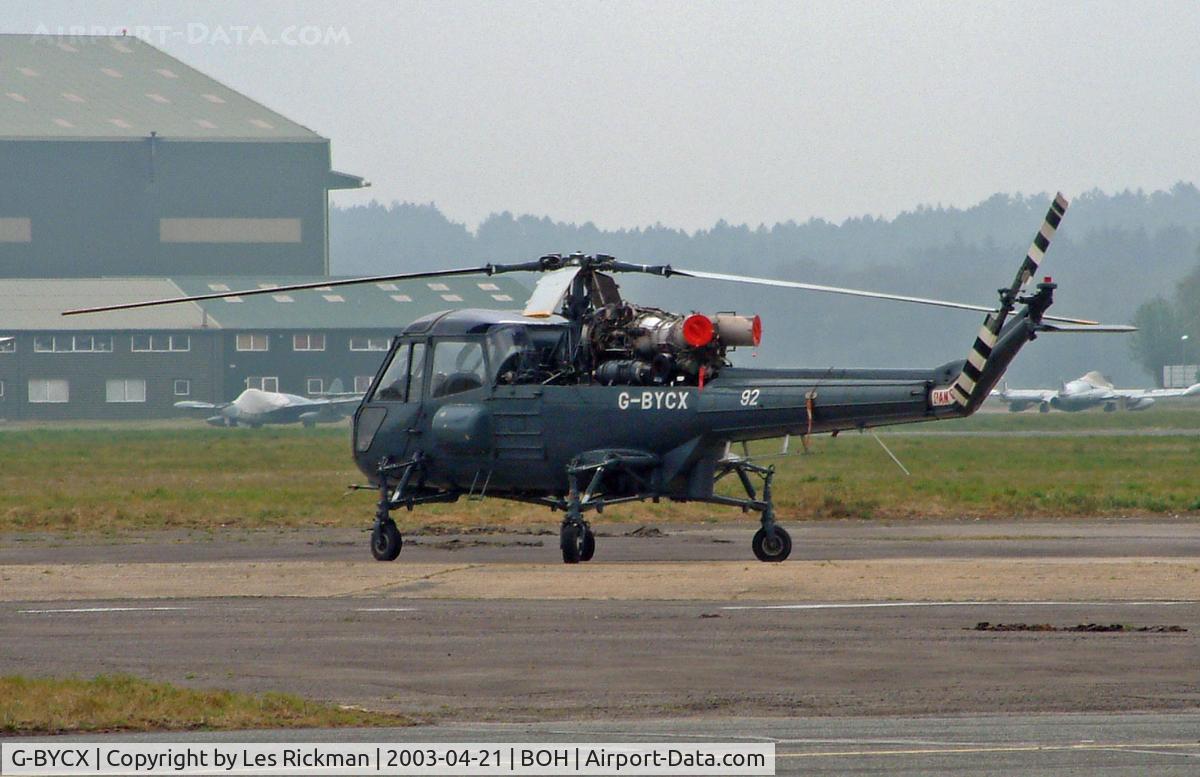 G-BYCX, 1973 Westland WASP MK1B C/N F9754, Westland Wasp HAS.1