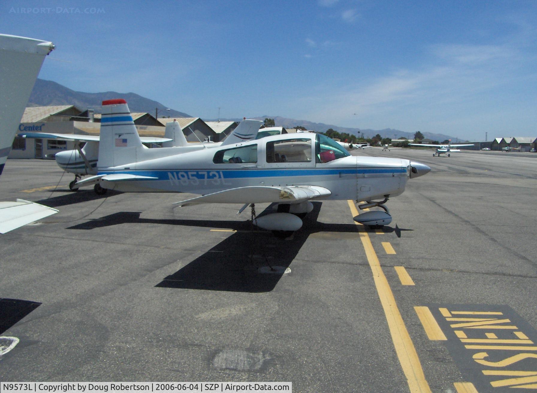 N9573L, 1974 Grumman American AA-5 Traveler C/N AA5-0573, 1974 Grumman-American AA-5 TRAVELER, Lycoming O-320 150 Hp