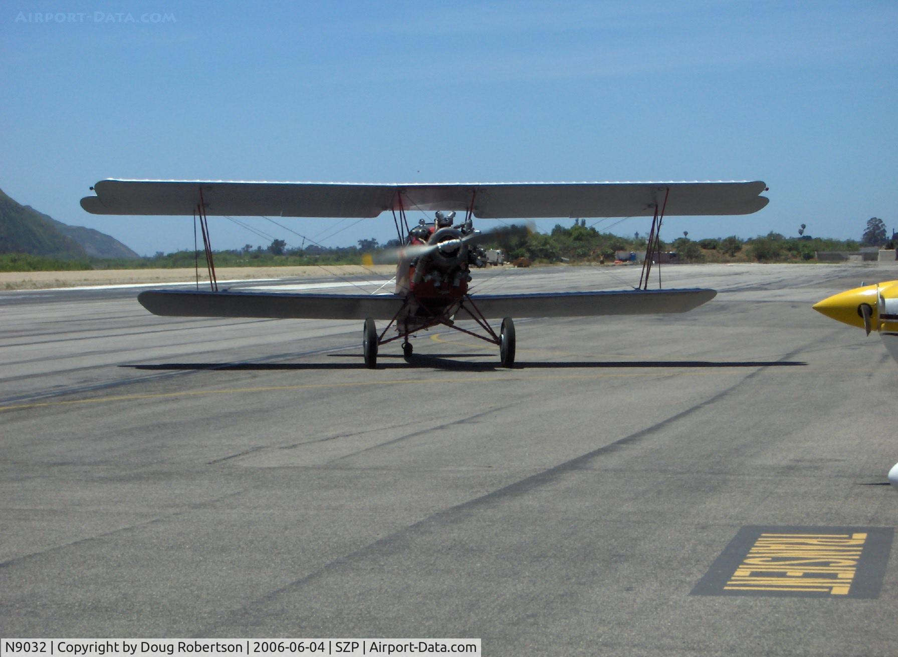 N9032, 1929 Curtiss-Wright Travel Air 4000 C/N 833, 1929 Curtiss-Wright TRAVEL AIR 4000, Continental W670 220 Hp, U turn taxi, Note: 'elephant ear' ailerons
