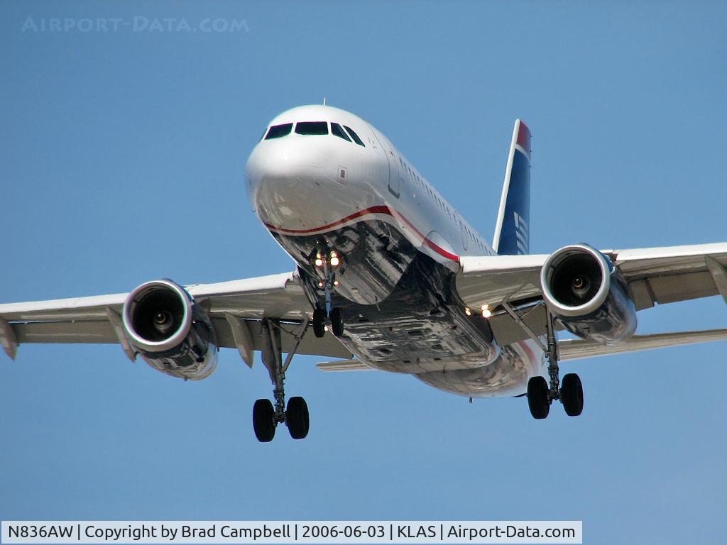 N836AW, 2005 Airbus A319-132 C/N 2570, US Airways / 2005 Airbus A319-132