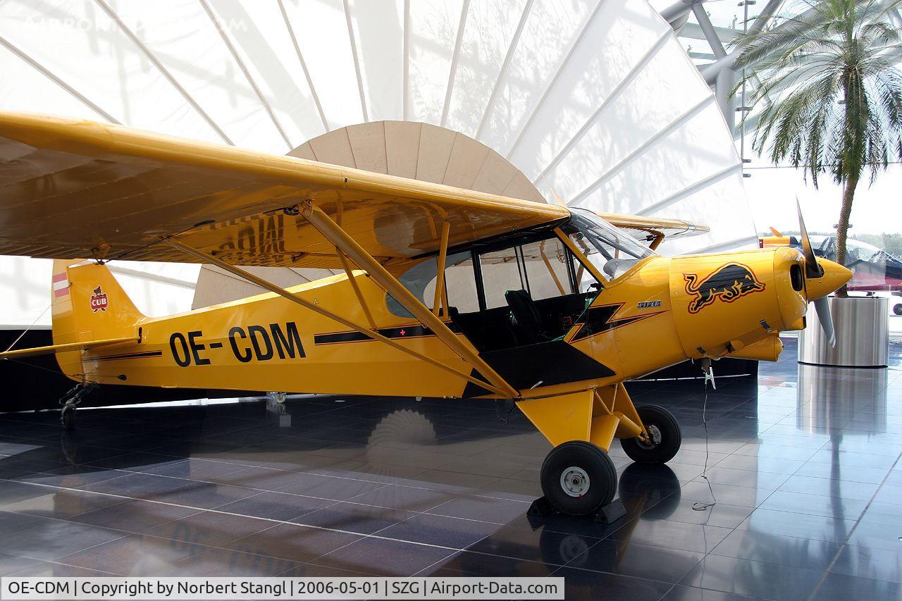 OE-CDM, Piper PA-18-150 Super Cub C/N 1809019, Piper PA-18-150 Super Cub (Flying Bulls) at Hangar 7