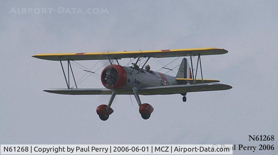 N61268, 1942 Boeing A75N1(PT17) C/N 75-3259, Good looking warbird, just after takeoff