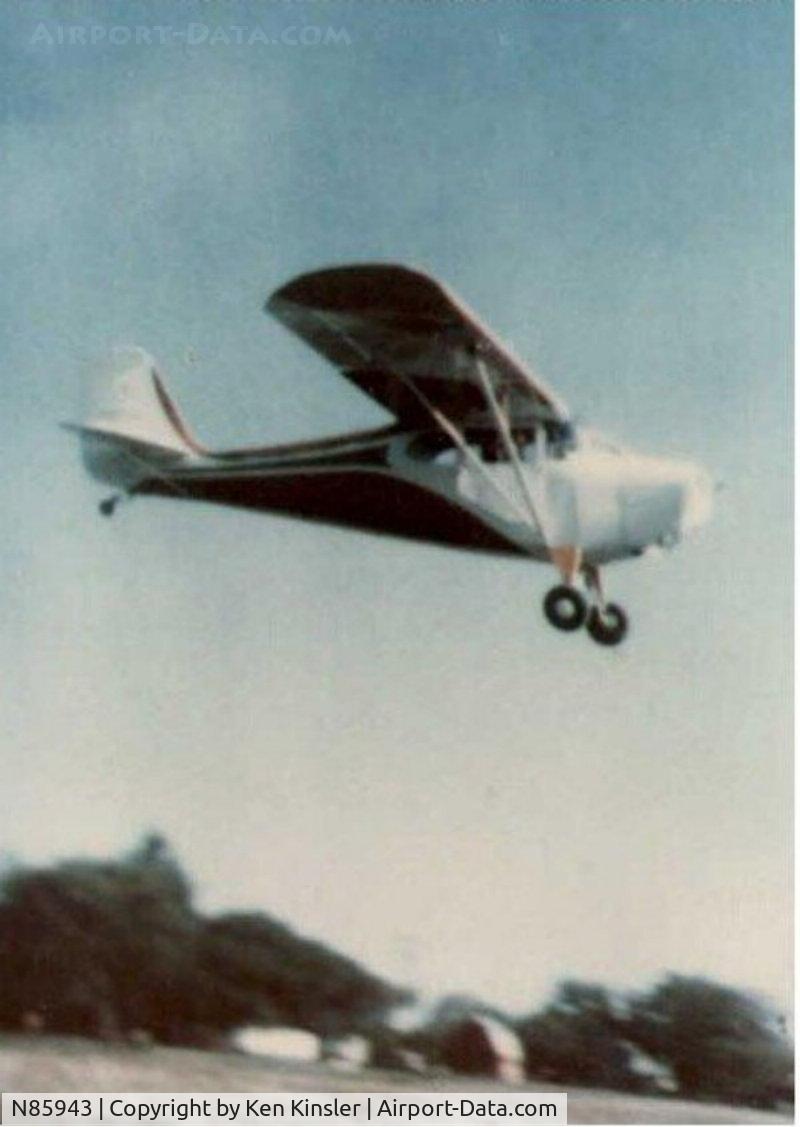 N85943, 1946 Aeronca 11AC Chief C/N 11AC-363, First Flight after 1976 rebuild
