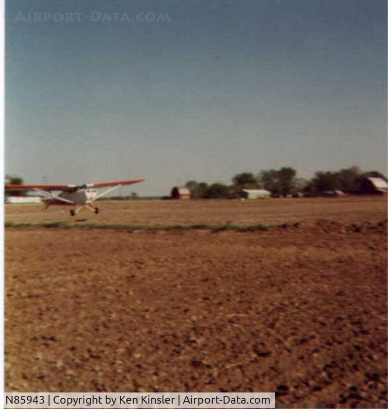 N85943, 1946 Aeronca 11AC Chief C/N 11AC-363, Broke ground first T.O. after 1976 rebuild