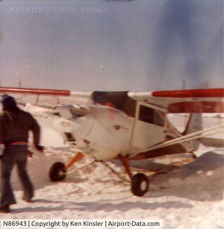 N86943, 1946 Bellanca 14-13 Cruisair Senior C/N 1305, winter 1977/78