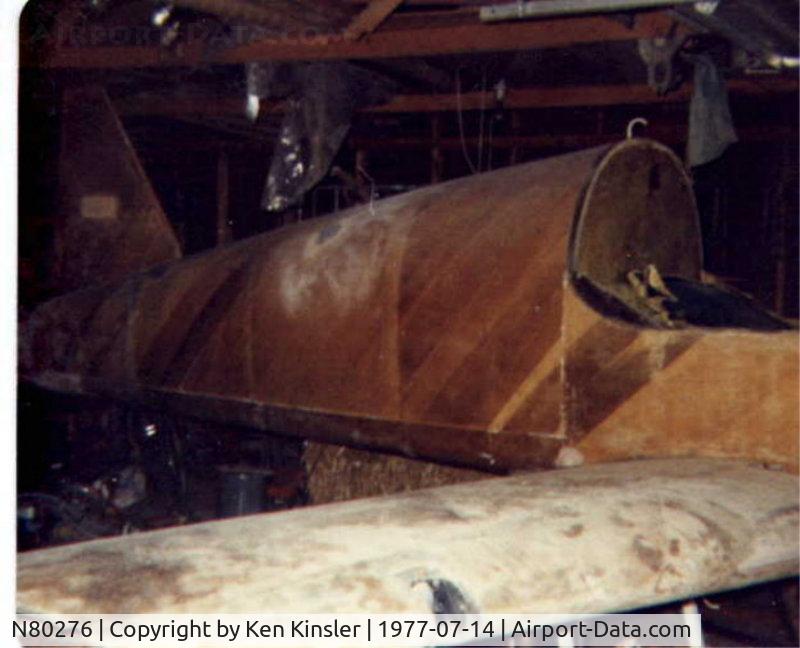N80276, 1946 Culver V C/N V-195, condition in 1978
