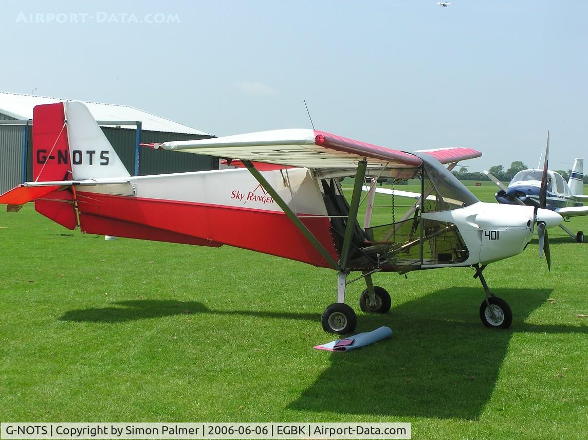 G-NOTS, 2005 Skyranger 912S(1) C/N BMAA/HB/352, SkyRanger at Northampton Airport