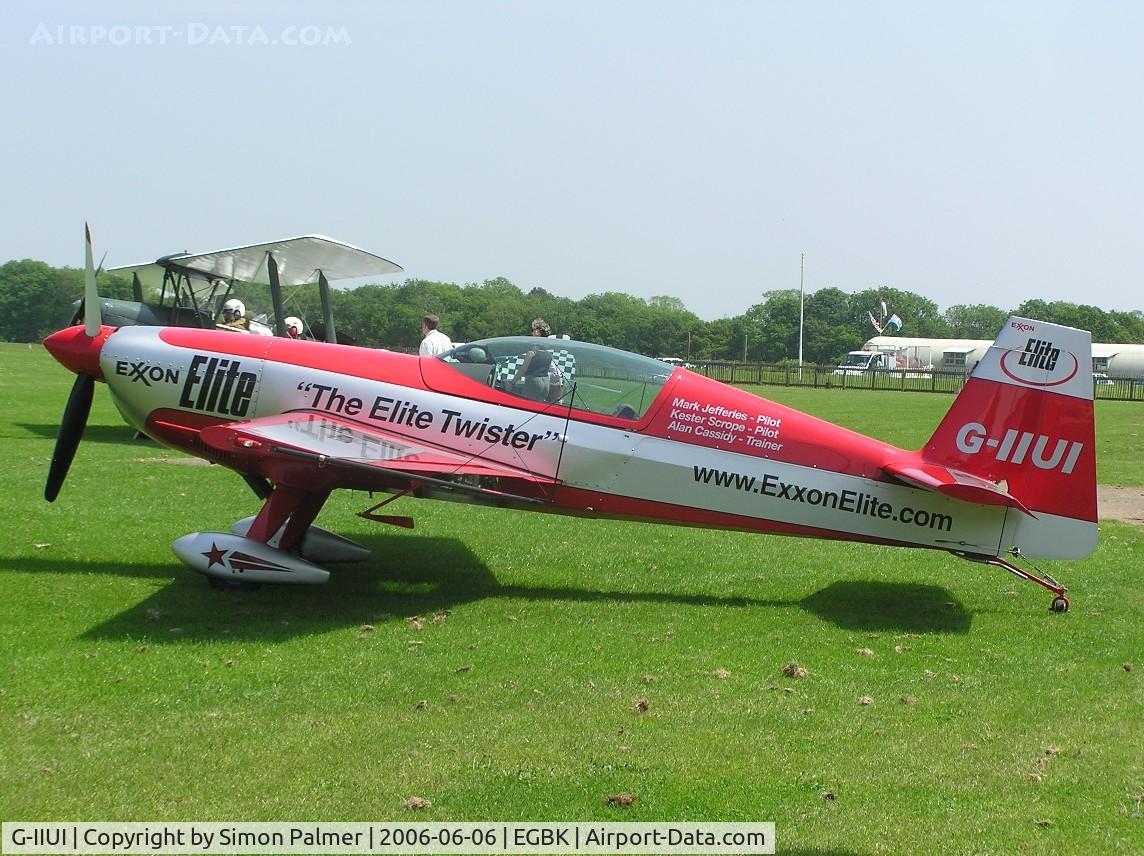 G-IIUI, 1992 Extra EA-300S C/N 004, Extra 300 visiting Northampton from Little Gransden