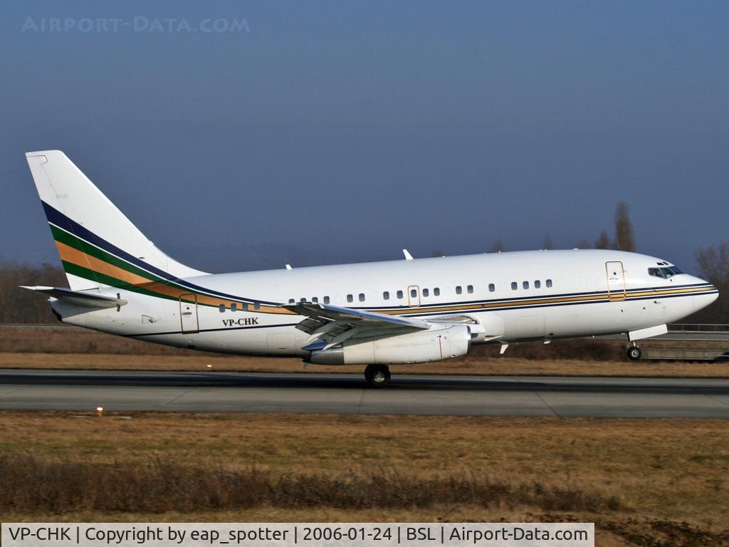 VP-CHK, 1979 Boeing 737-2S9 C/N 21957, Landing on runway 16