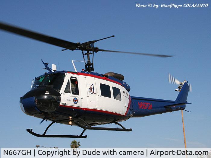 N667GH, 1969 Bell UH-1H C/N 69-15092, UH-1 With PT6  (Global Eagle by Dyncorp)