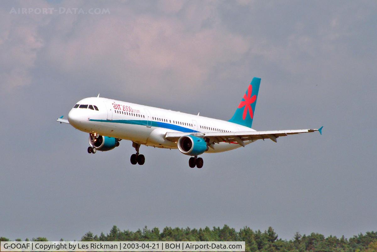 G-OOAF, 1997 Airbus A321-211 C/N 677, Airbus A321 211