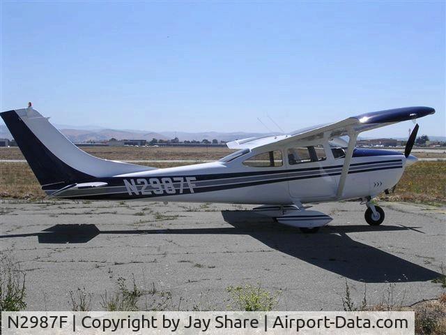 N2987F, 1966 Cessna 182J Skylane C/N 18257087, N2987F just out of the paint shop at SNS