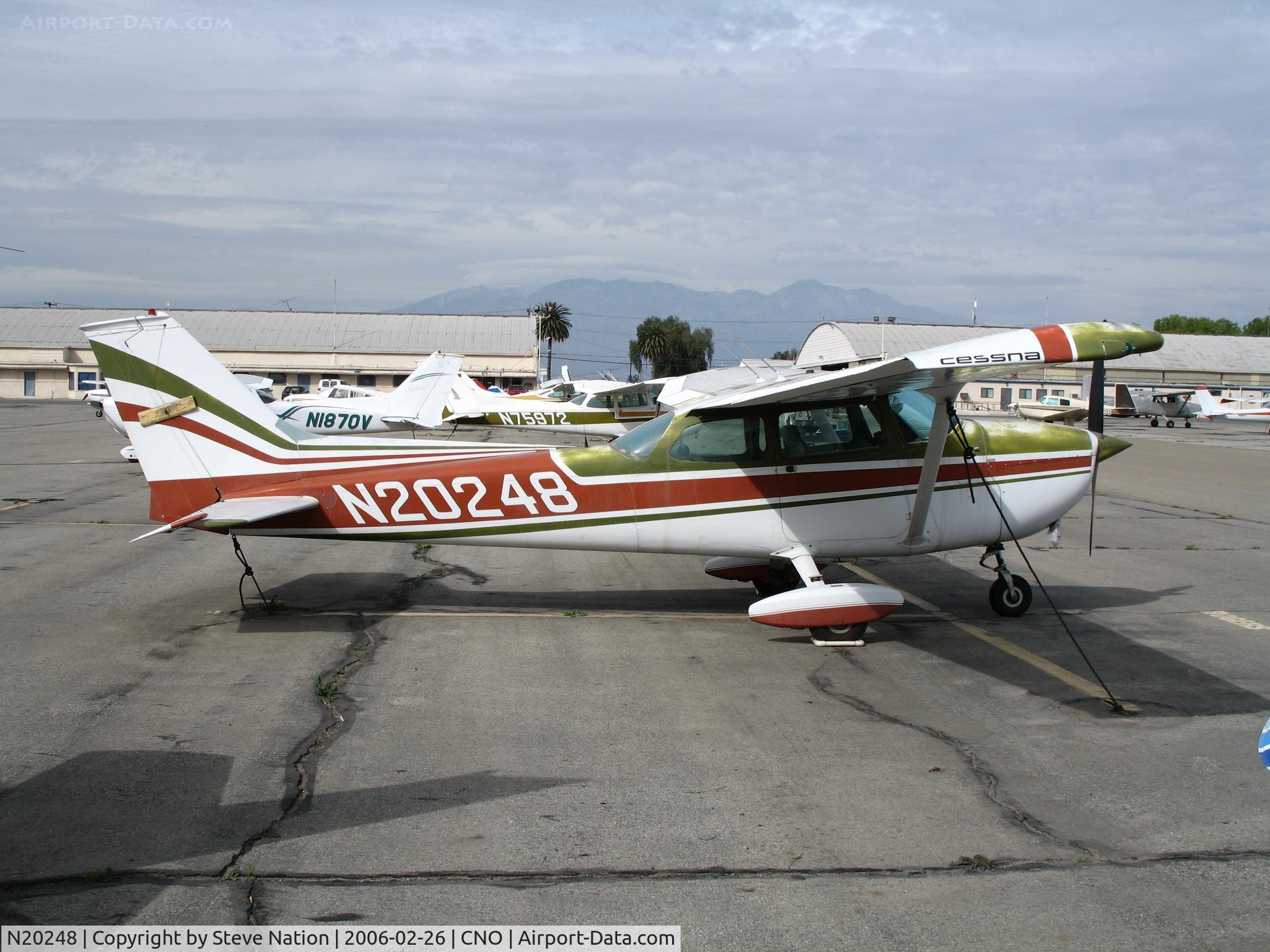 N20248, 1972 Cessna 172M C/N 17261129, Patterson Oilfield Welding 1972 Cessna 172M @ Chino Municipal Airport, CA