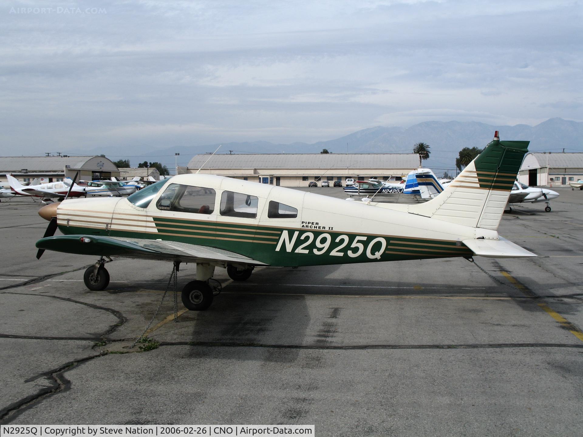 N2925Q, 1977 Piper PA-28-181 C/N 28-7790422, Air Desert Pacific 1977 Piper PA-28-181 @ Chino Municipal Airport, CA