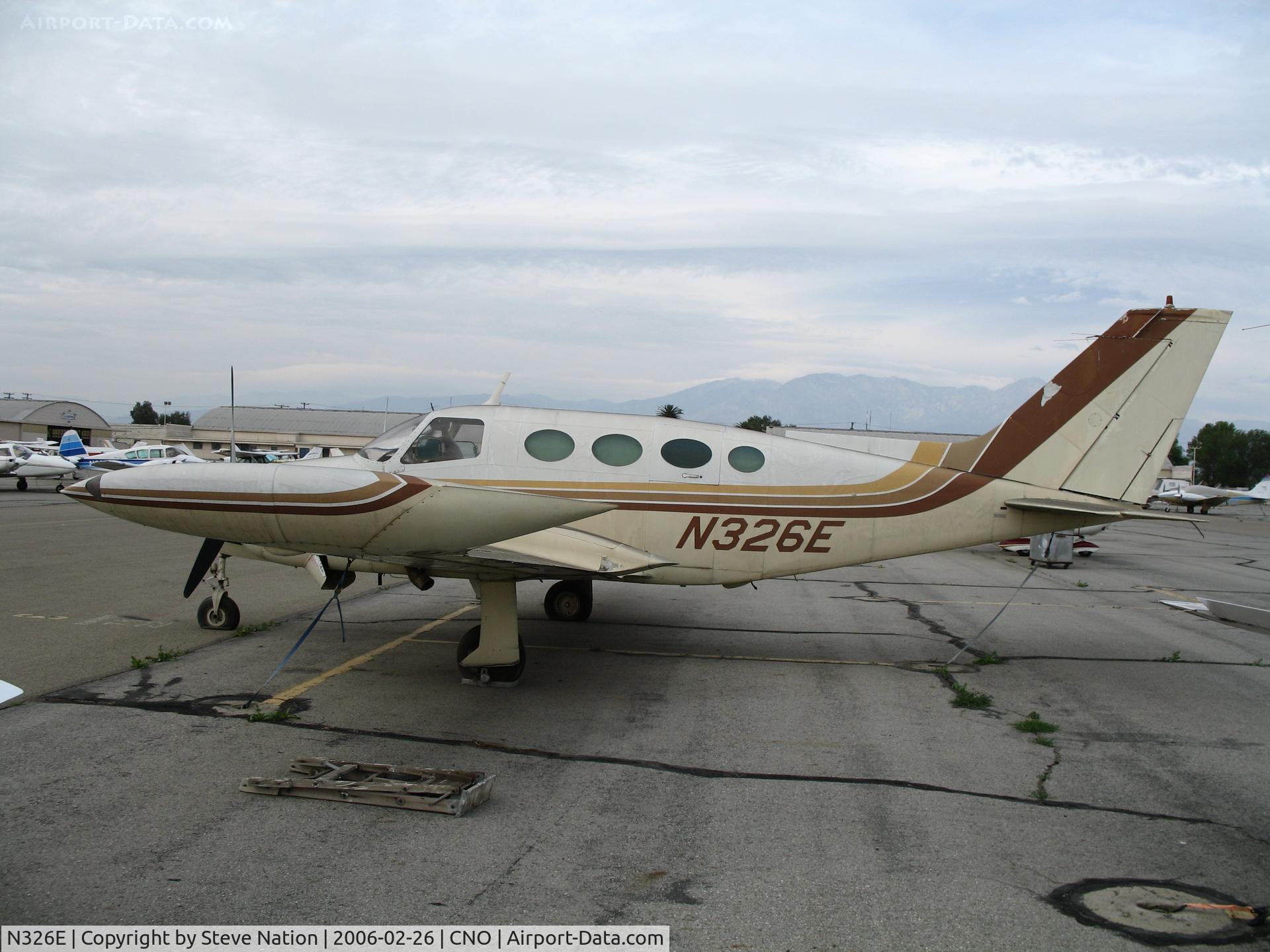 N326E, 1965 Cessna 411 C/N 411-0091, 1965 Cessna 411 @ Chino Municipal Airport, CA