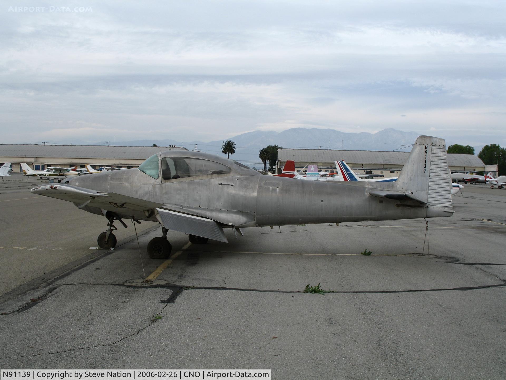 N91139, 1946 North American Navion (NA-145) C/N NAV-4-32, 1946 North American Navion A @ Chino Municipal Airport, CA