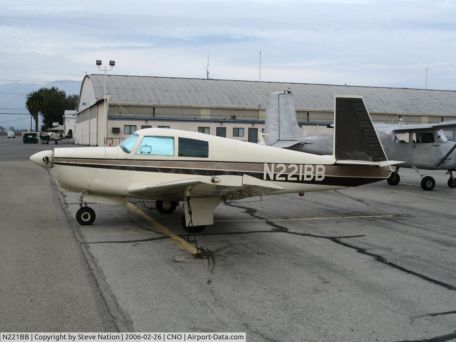 N221BB, 1968 Mooney M20C Ranger C/N 690006, 1968 Mooney M20C @ Chino Municipal Airport, CA