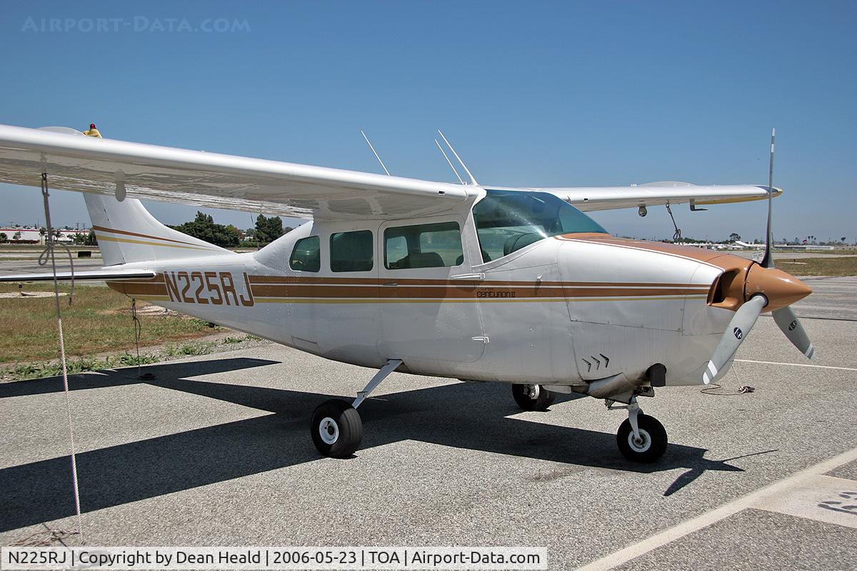 N225RJ, 1967 Cessna T210G Turbo Centurion C/N T210-0287, 1967 Cessna T210G Centurion II N225RJ on the ramp at Torrance Municipal Airport (KTOA), CA.