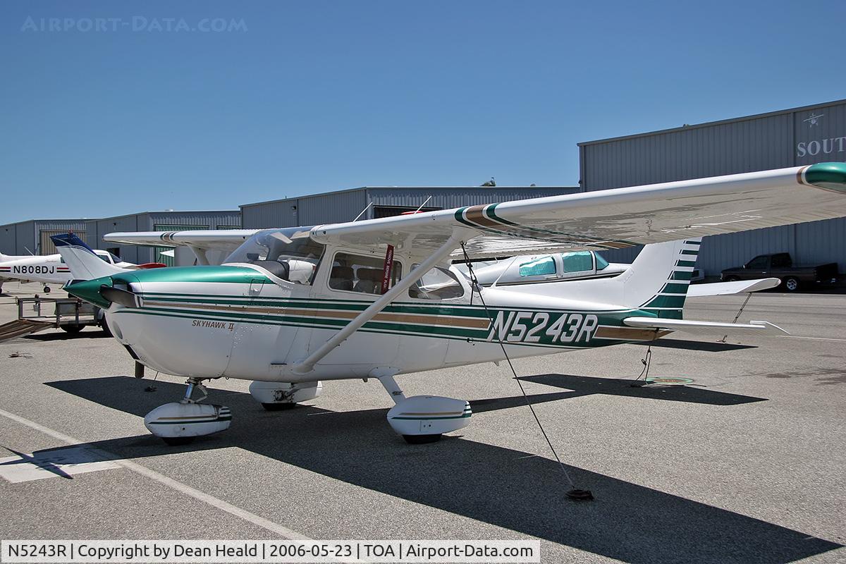 N5243R, 1974 Cessna 172M C/N 17263457, 1974 Cessna 172M Skyhawk II N5243R on the ramp at Torrance Municipal Airport (KTOA), CA.