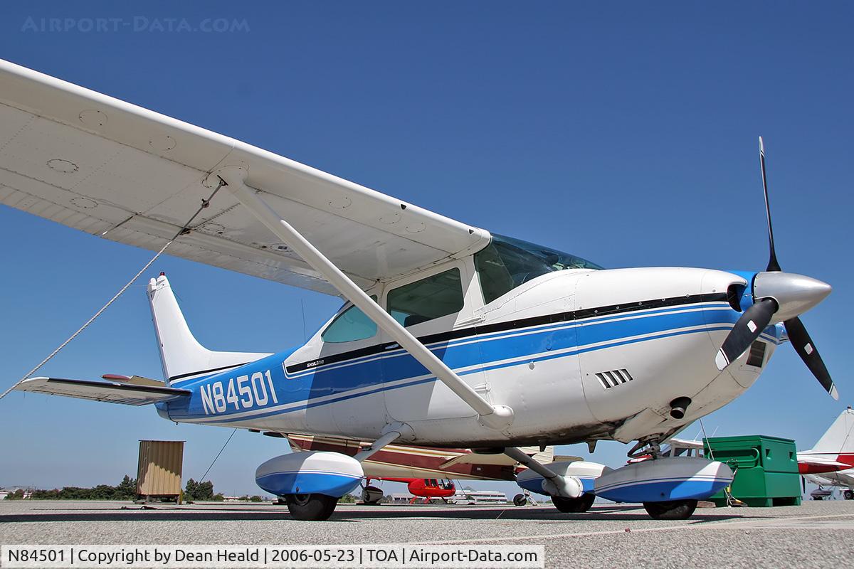 N84501, 1973 Cessna 182P Skylane C/N 18261878, 1973 Cessna 182P Skylane N84501 on the ramp at Torrance Municipal Airport (KTOA), CA.