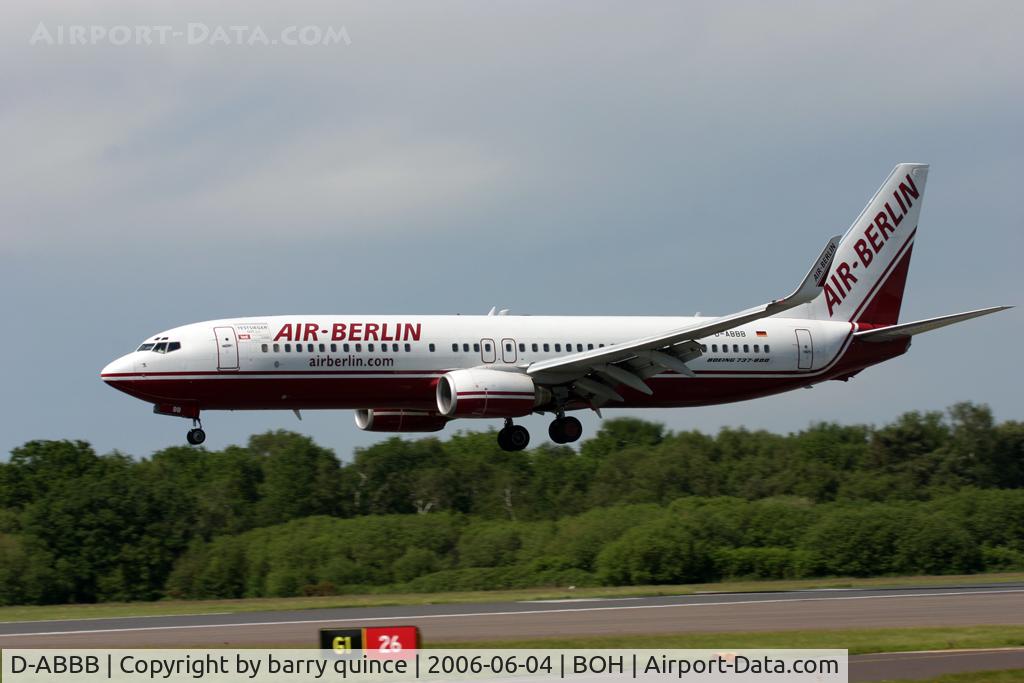 D-ABBB, 2001 Boeing 737-86J C/N 32624, AIR BERLIN 737-800
