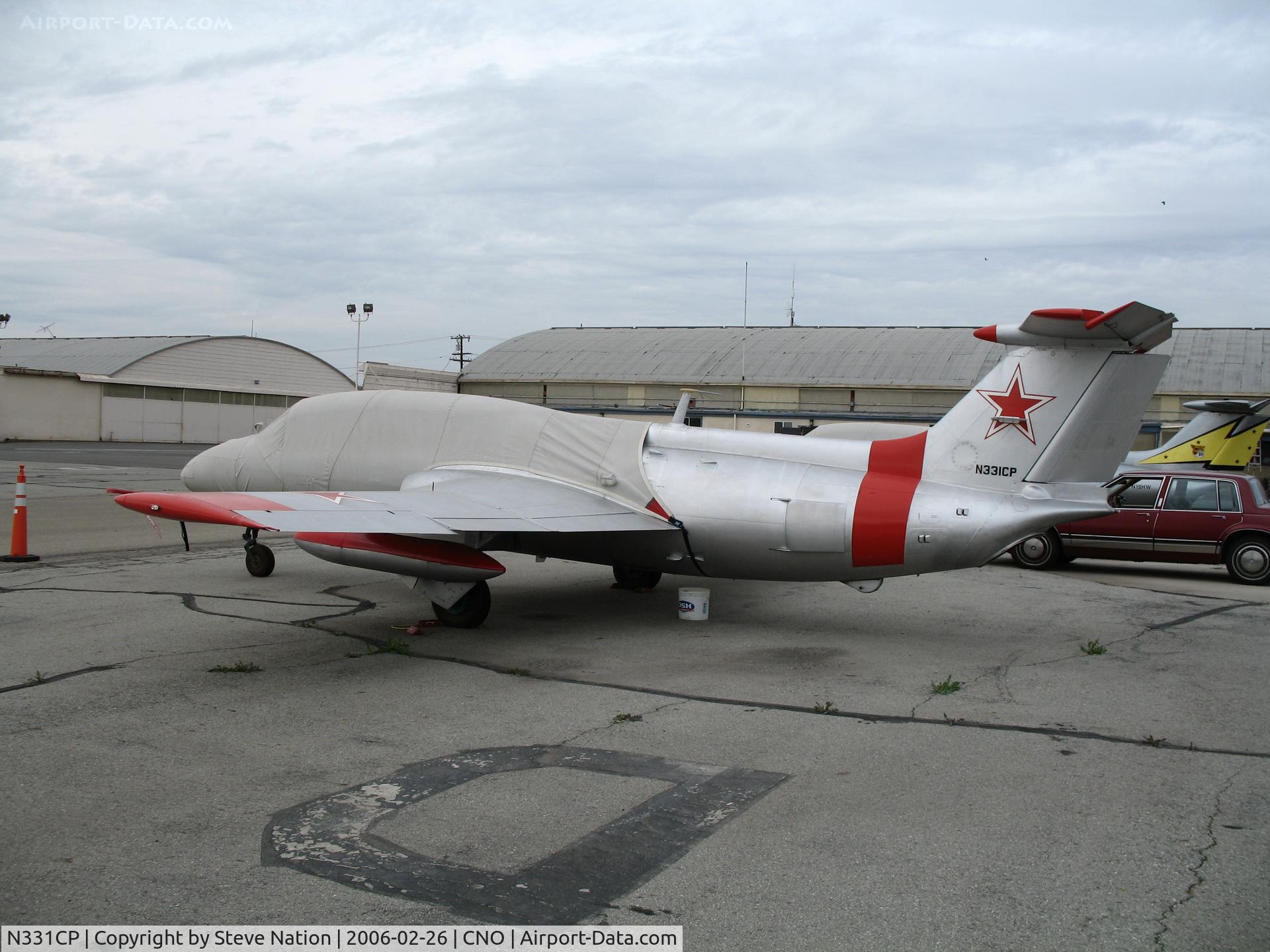 N331CP, 1967 Aero L-29 Delfin C/N 792396, One Charlie Papa LLC 1967 Aerovodochody L-29 Delfin with red star @ Chino Municipal Airport, CA