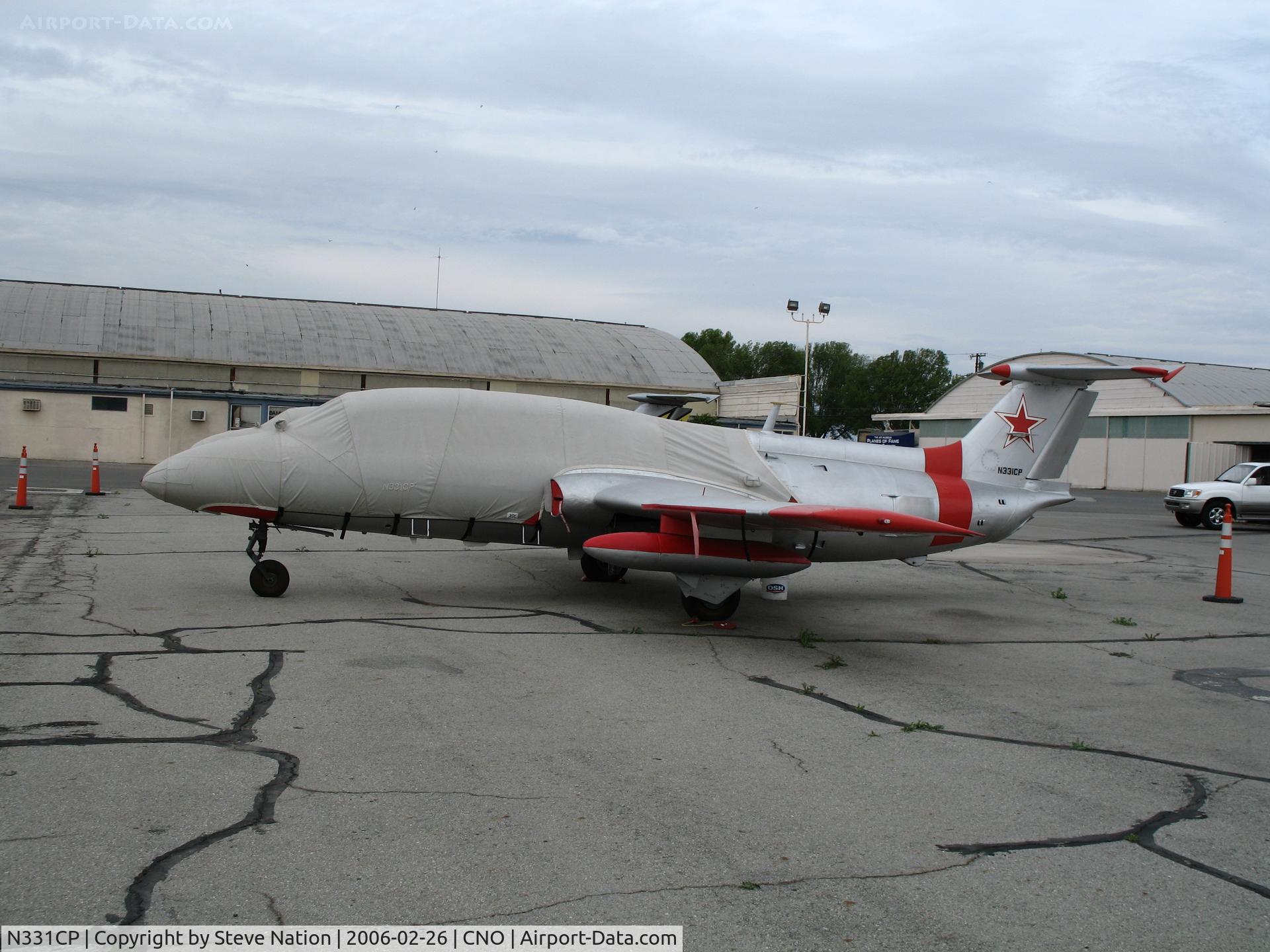 N331CP, 1967 Aero L-29 Delfin C/N 792396, One Charlie Papa LLC 1967 Aerovodochody L-29 Delfin with red star @ Chino Municipal Airport, CA