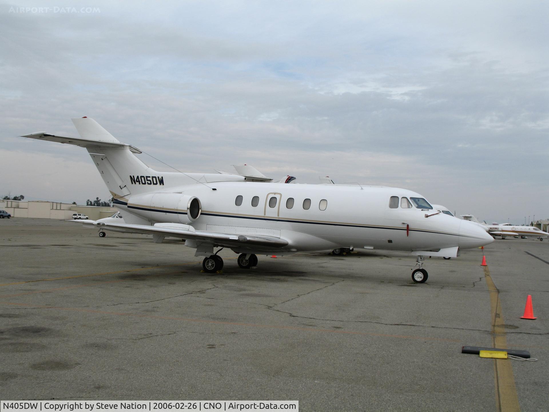 N405DW, 1981 British Aerospace HS.125-700A C/N 257130, 1981 British Aerospace HS-125-700A @ Chino Municipal Airport, CA