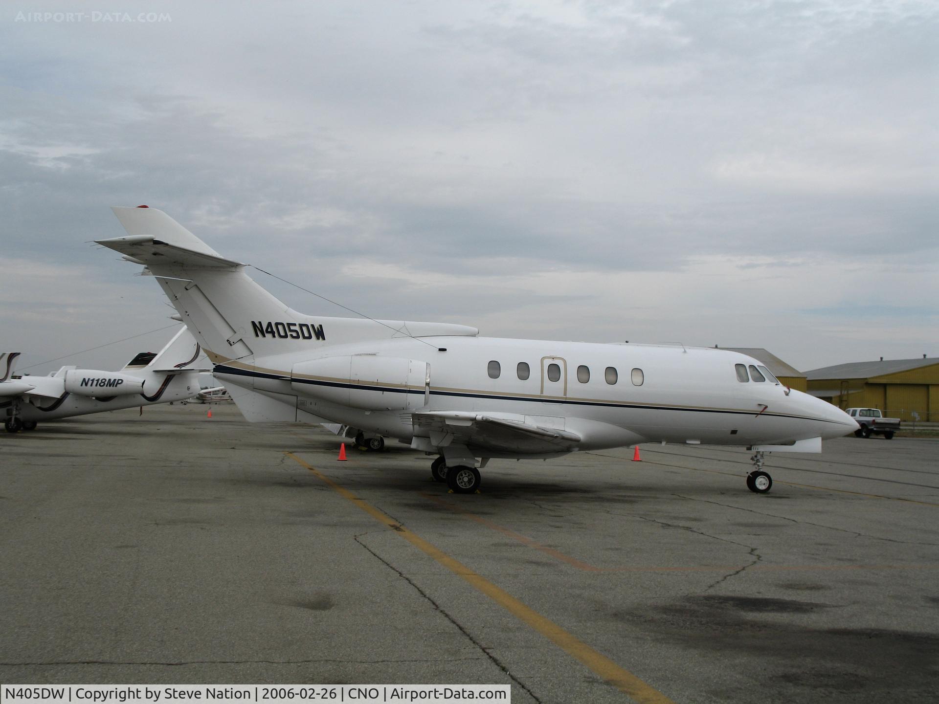 N405DW, 1981 British Aerospace HS.125-700A C/N 257130, 1981 British Aerospace HS-125-700A @ Chino Municipal Airport, CA