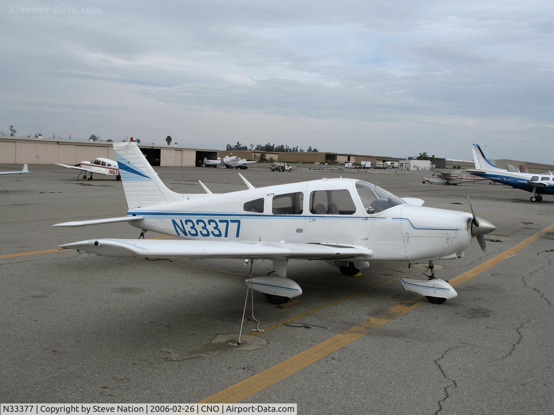N33377, 1975 Piper PA-28-151 C/N 28-7515334, 1975 Piper PA-28-151 @ Chino Municipal Airport, CA