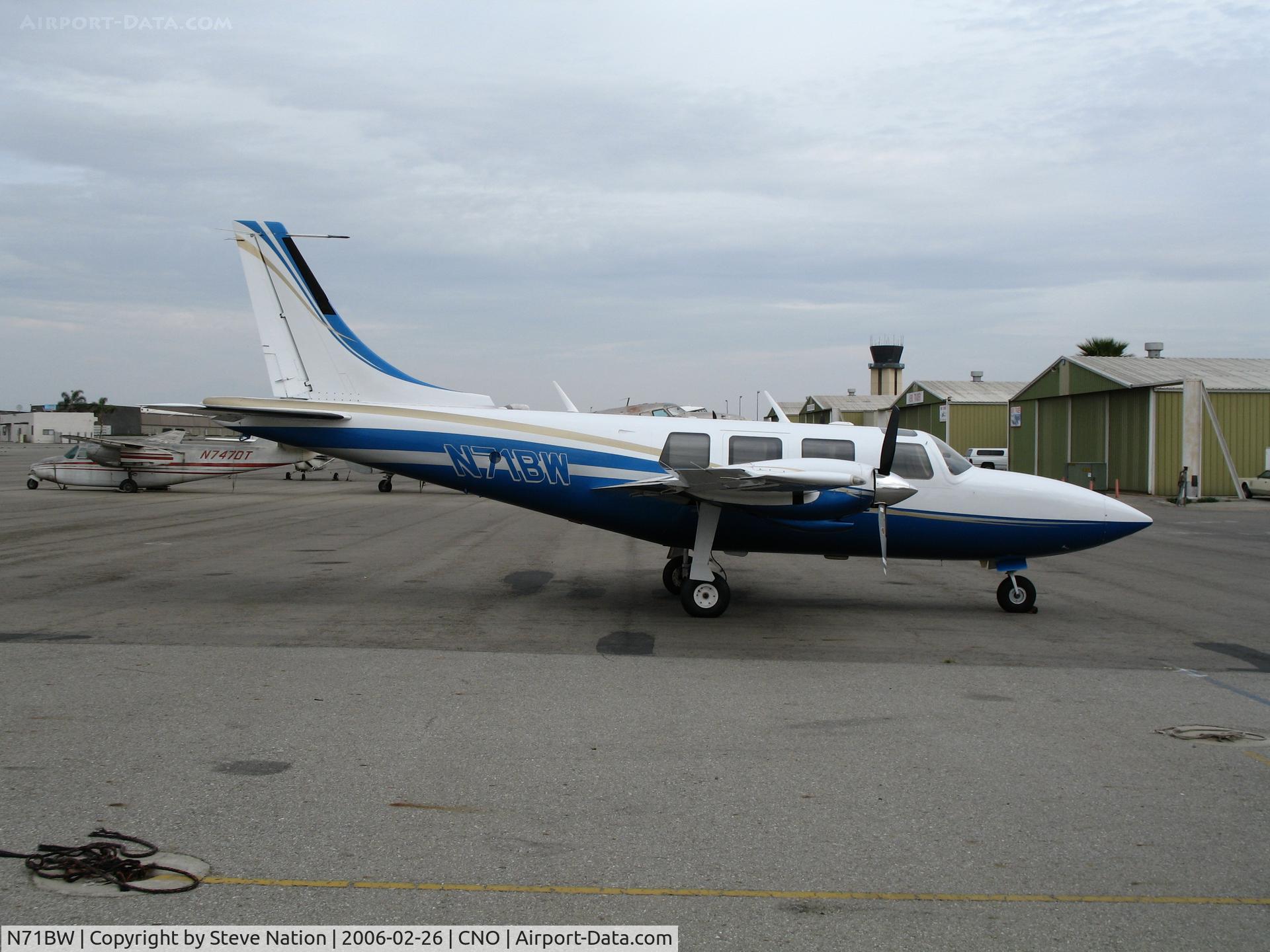 N71BW, 1979 Piper Aerostar 601P C/N 61P06307963288, 1979 Piper Aerostar 601P @ Chino Municipal Airport, CA