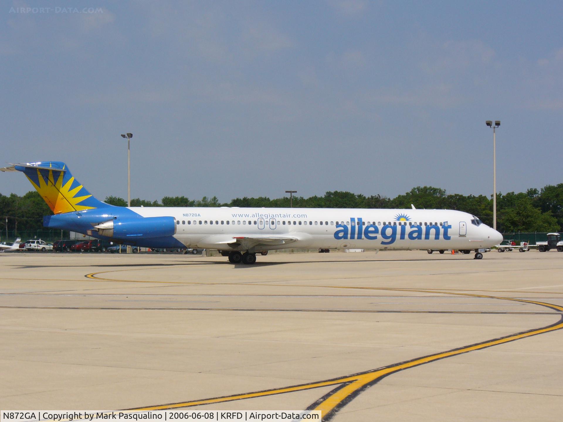 N872GA, 1991 McDonnell Douglas MD-83 (DC-9-83) C/N 53295, MD-83