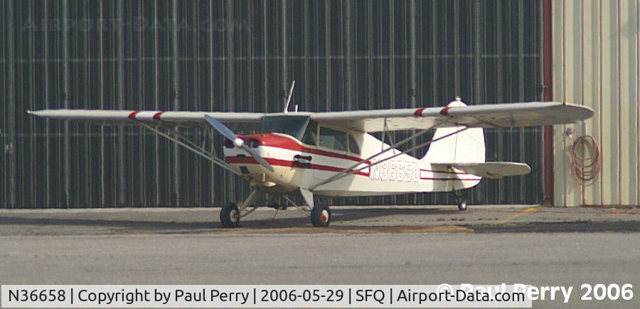 N36658, 1941 Aeronca 65-CA Super Chief C/N C-17321, Another long-distance dedication, seen on Memorial Day