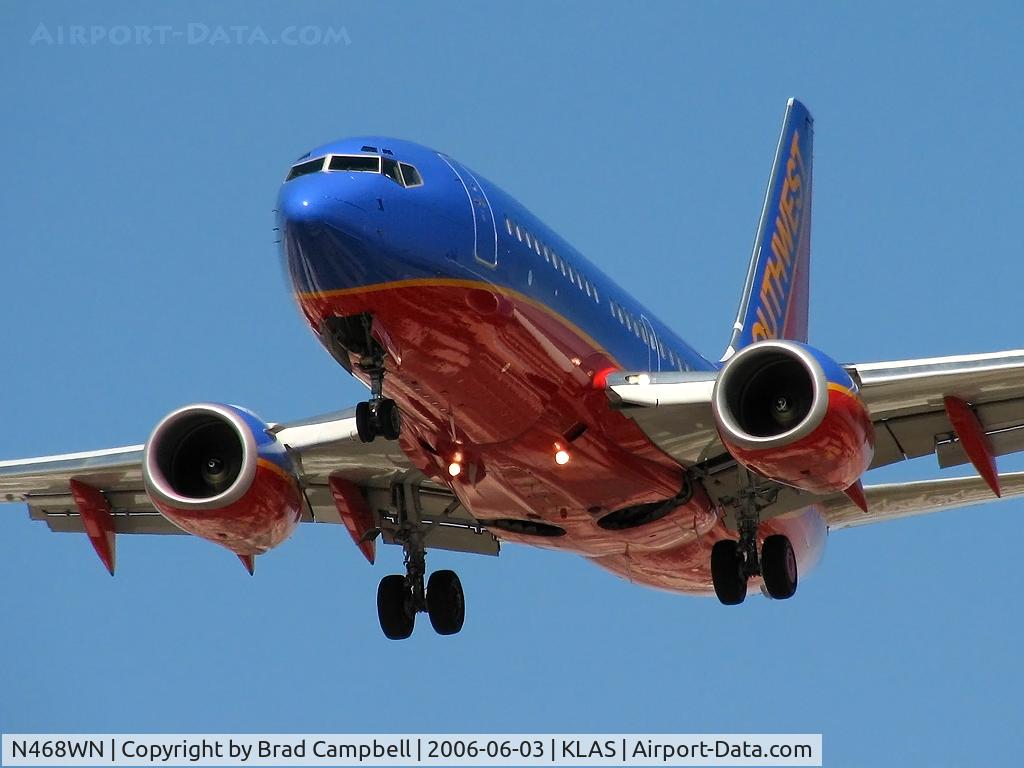 N468WN, 2004 Boeing 737-7H4 C/N 33858, Southwest Airlines / 2004 Boeing 737-7H4