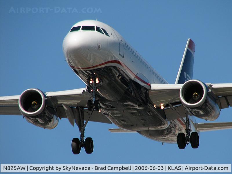 N825AW, 2001 Airbus A319-132 C/N 1527, US Airways / 2001 Airbus Industrie A319-132